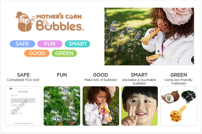 motherscorn bubble - BPA free | Tons of bubbles, Touchable, Sustain longer, East to clean up