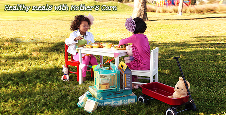 Healthy meals with Mother's corn